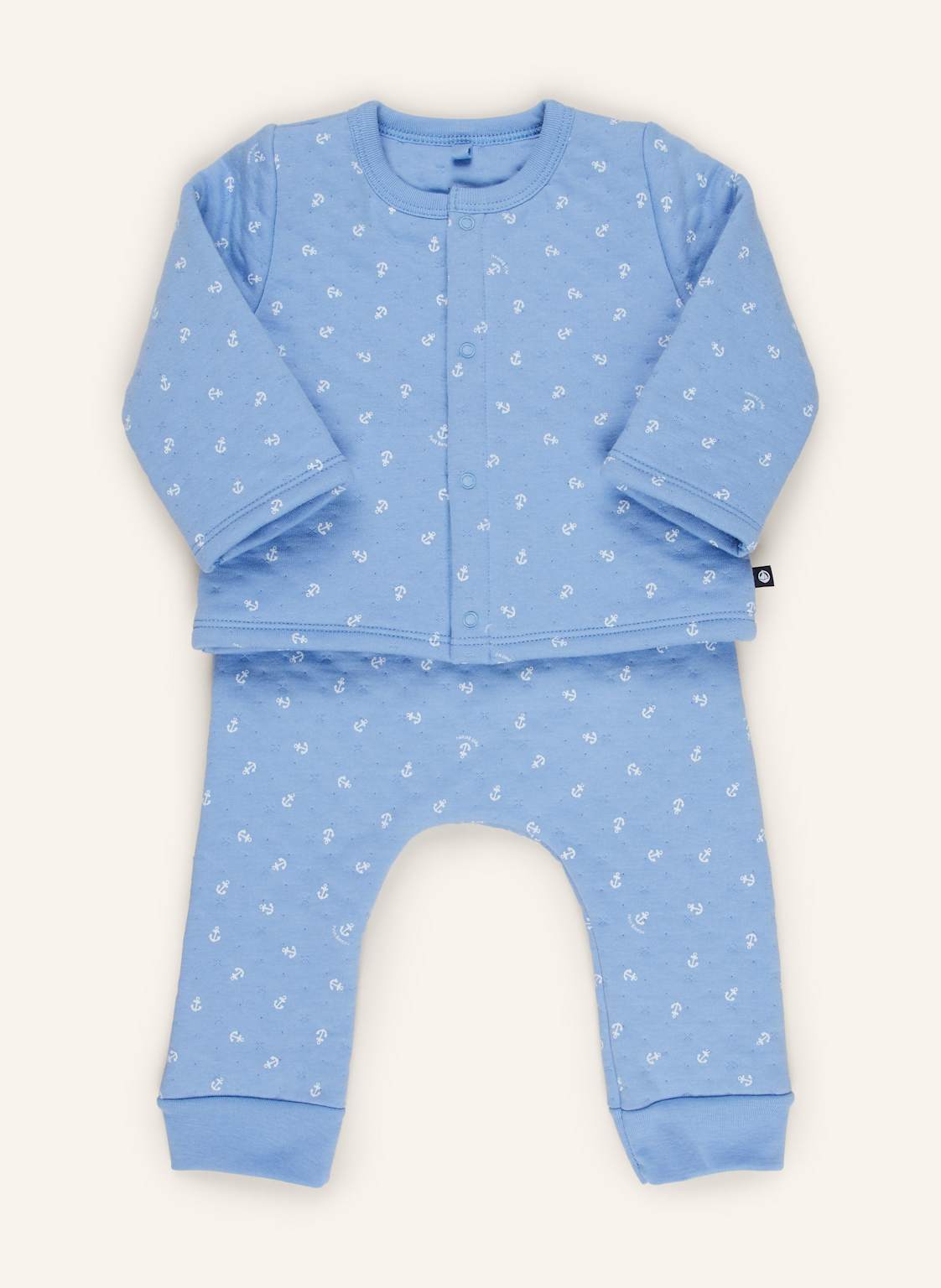 Petit Bateau Set: Sweatjacke Und Sweatpants Bapy blau von PETIT BATEAU