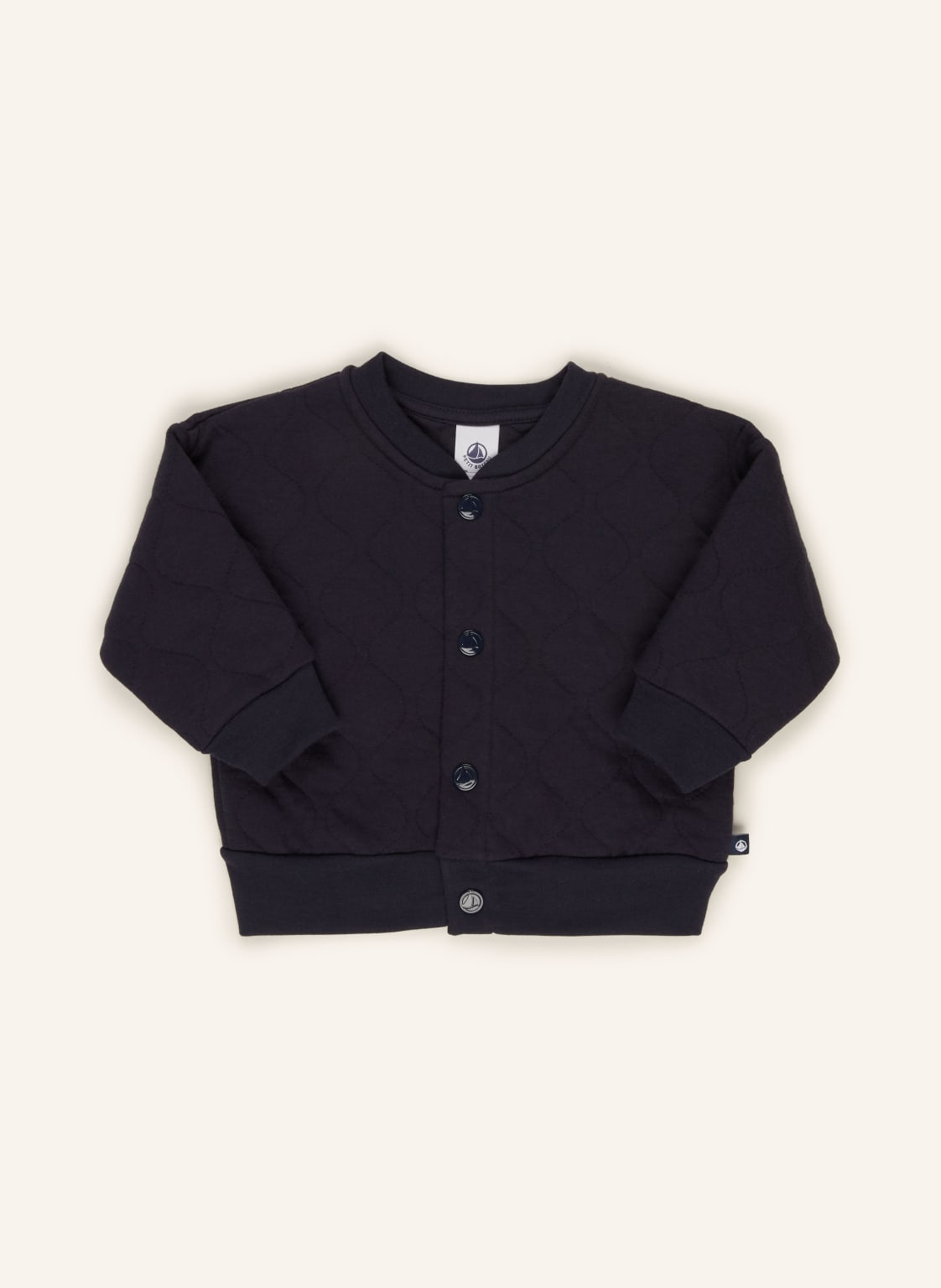 Petit Bateau Steppjacke Aus Jersey blau Petit Bateau Steppjacke Aus Jersey blau von PETIT BATEAU