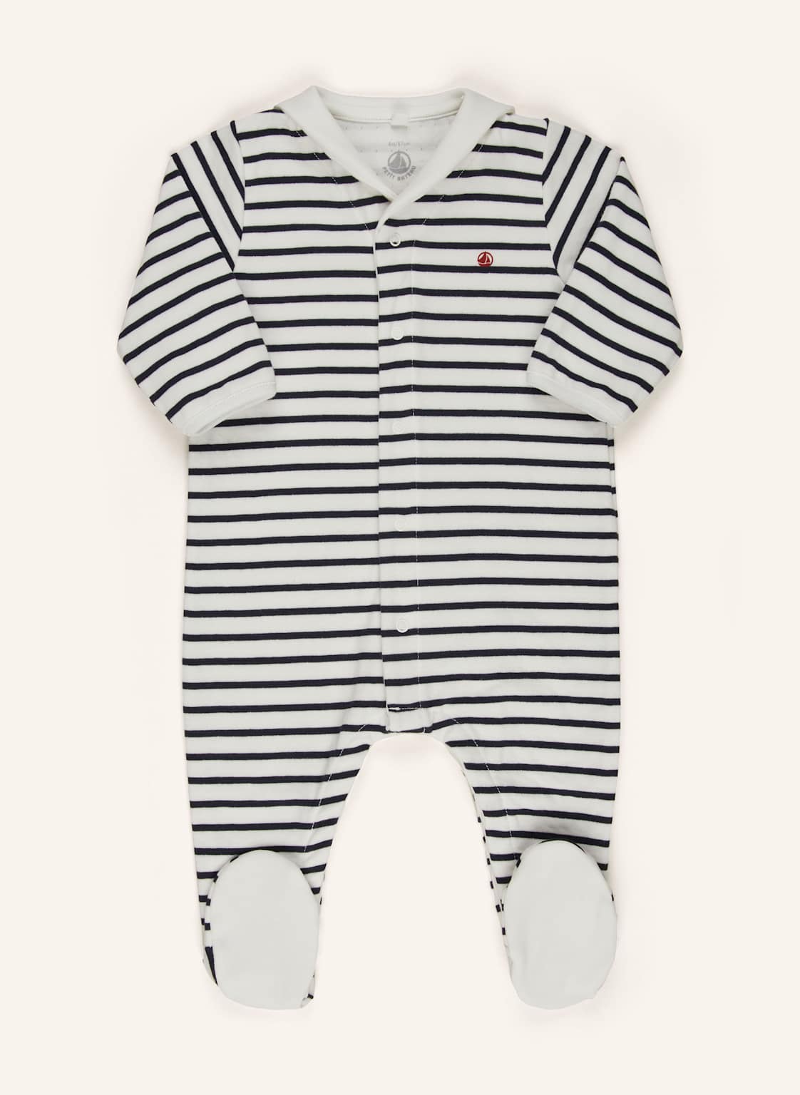 Petit Bateau Strampler weiss von PETIT BATEAU