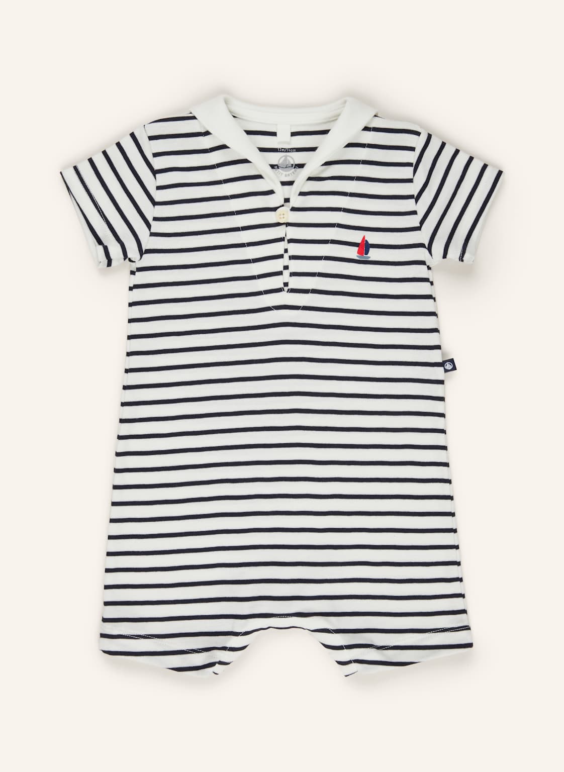 Petit Bateau Strampler weiss Petit Bateau Strampler weiss von PETIT BATEAU