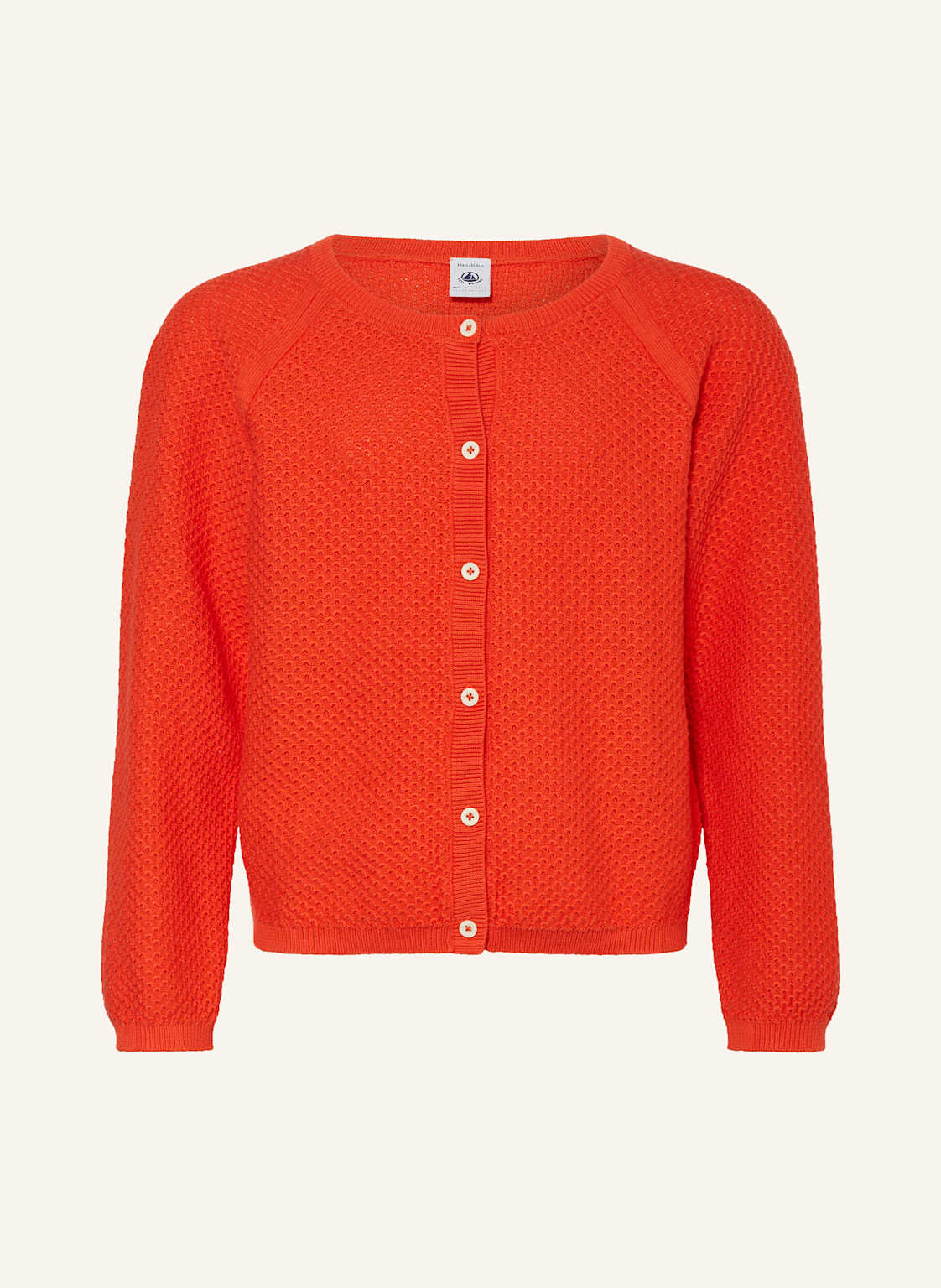 Petit Bateau Strickjacke orange Petit Bateau Strickjacke orange von PETIT BATEAU