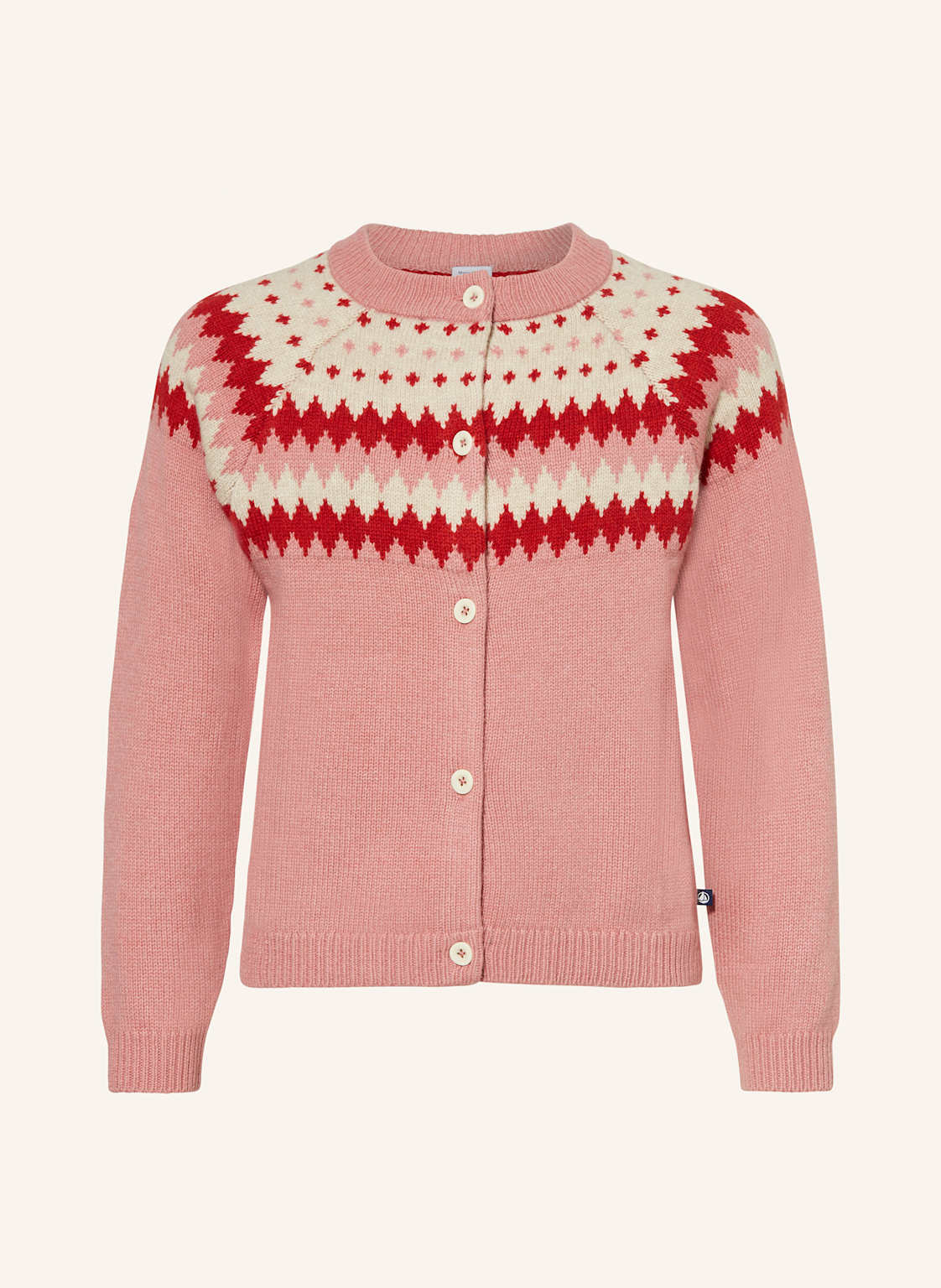 Petit Bateau Strickjacke rosa von PETIT BATEAU