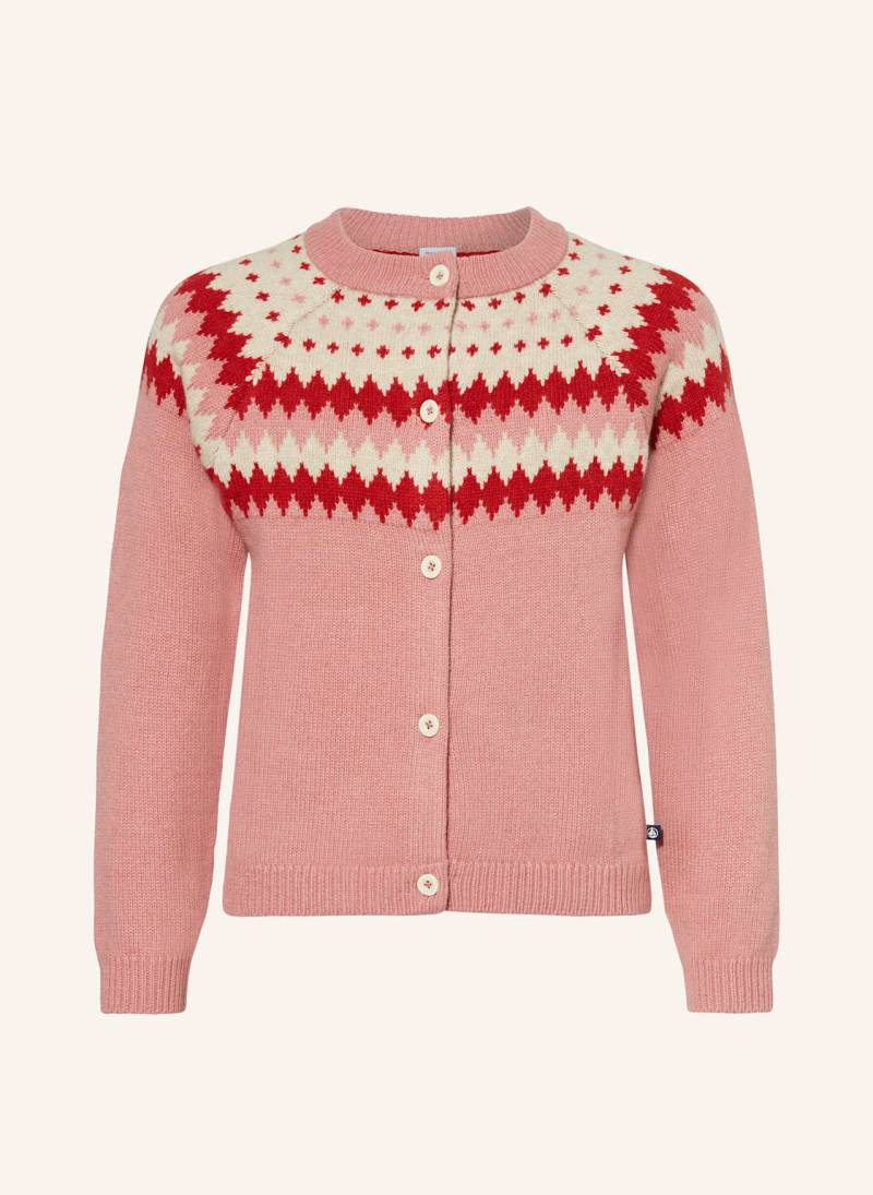 Petit Bateau Strickjacke rosa von PETIT BATEAU