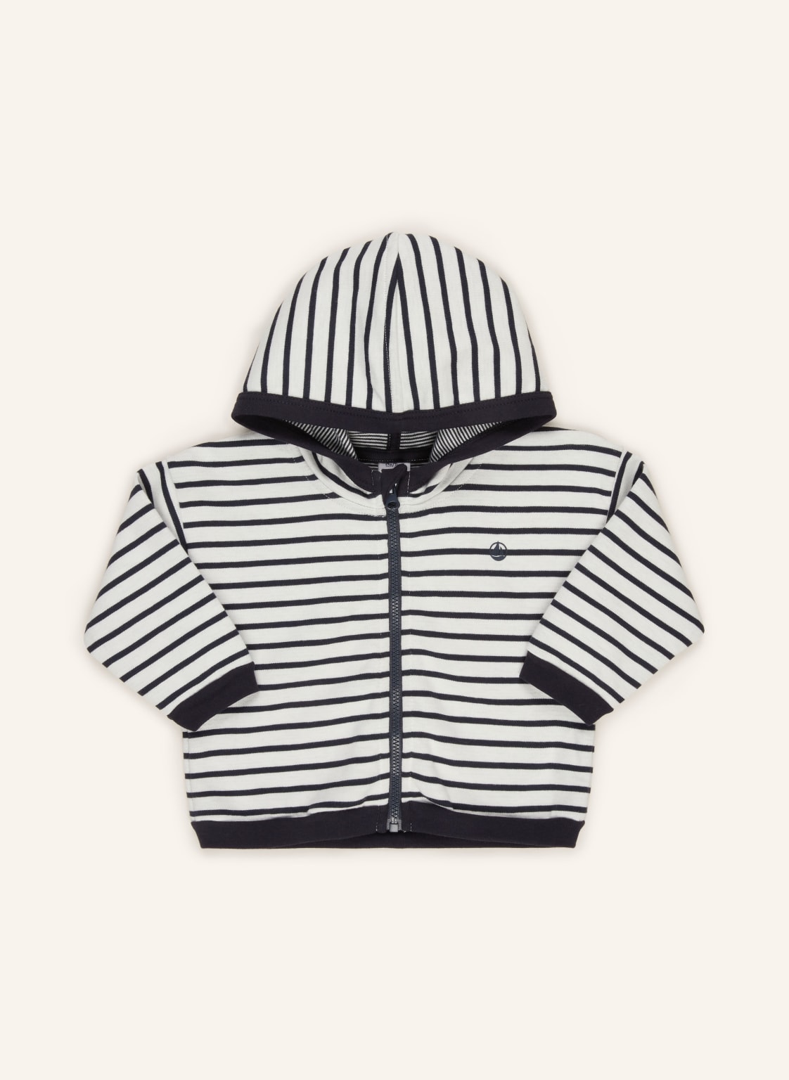 Petit Bateau Sweatjacke weiss von PETIT BATEAU