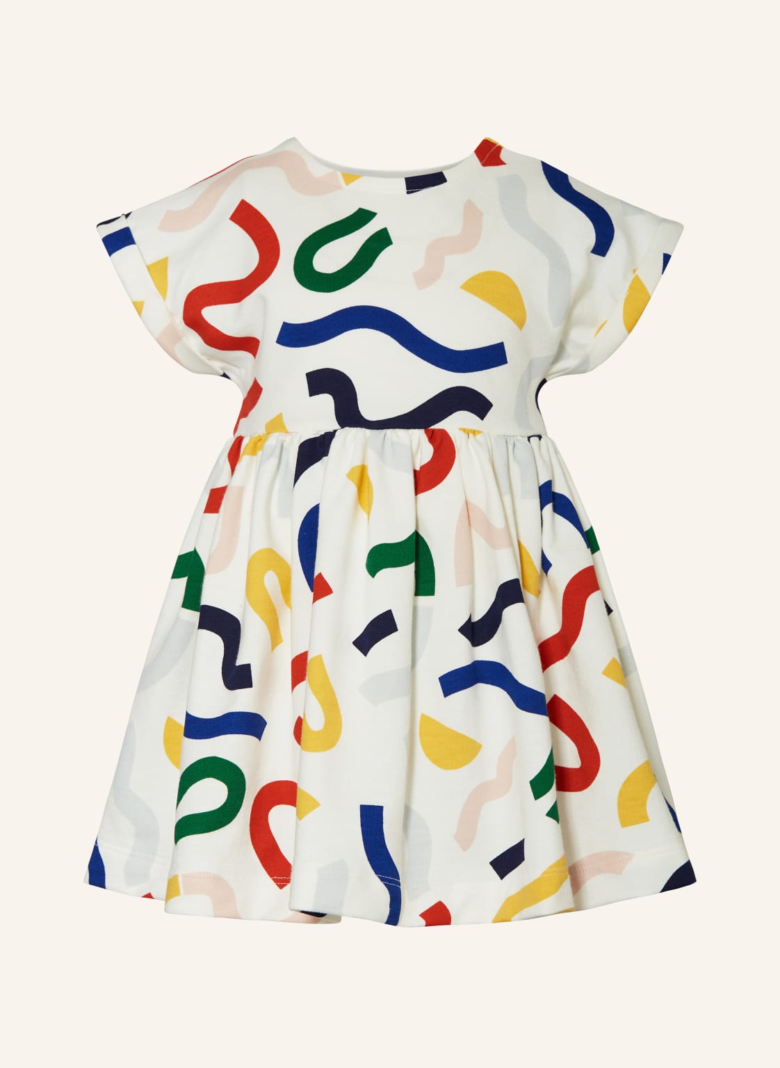 Petit Bateau Sweatkleid Melodie weiss von PETIT BATEAU