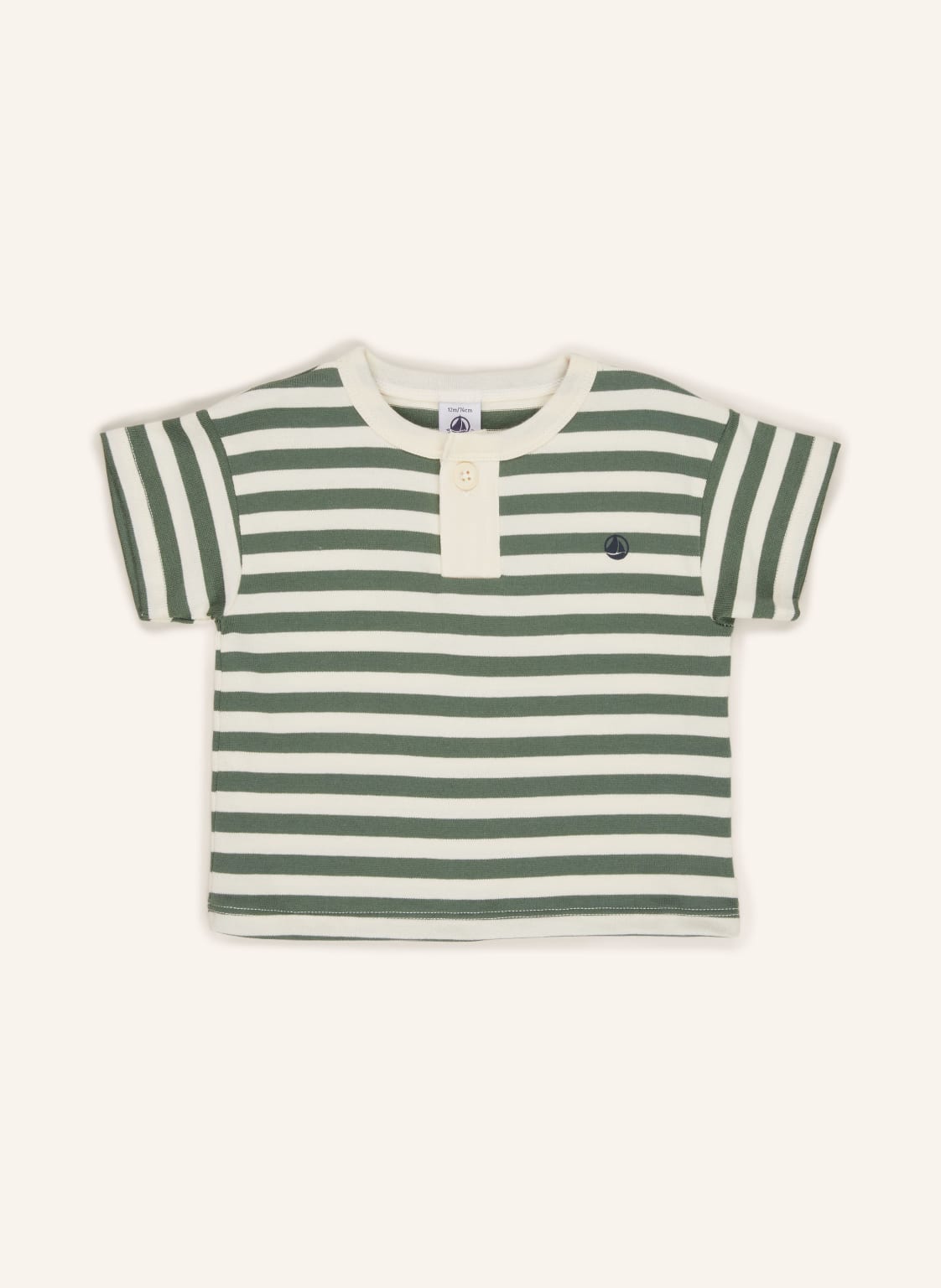 Petit Bateau T-Shirt Modele gruen von PETIT BATEAU