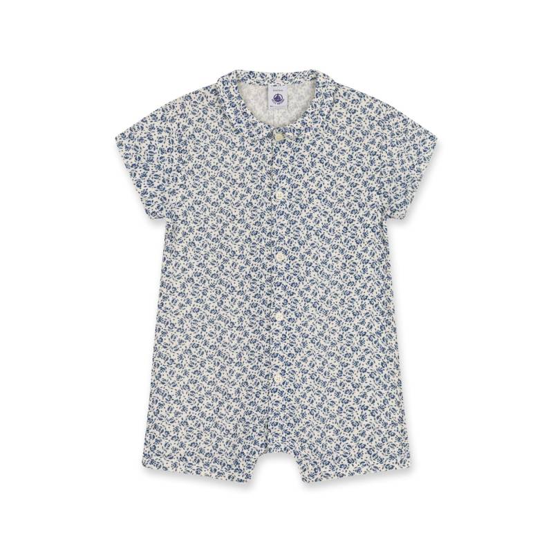 Petit Bateau - Playsuit, 12 mese, Blau von Petit Bateau