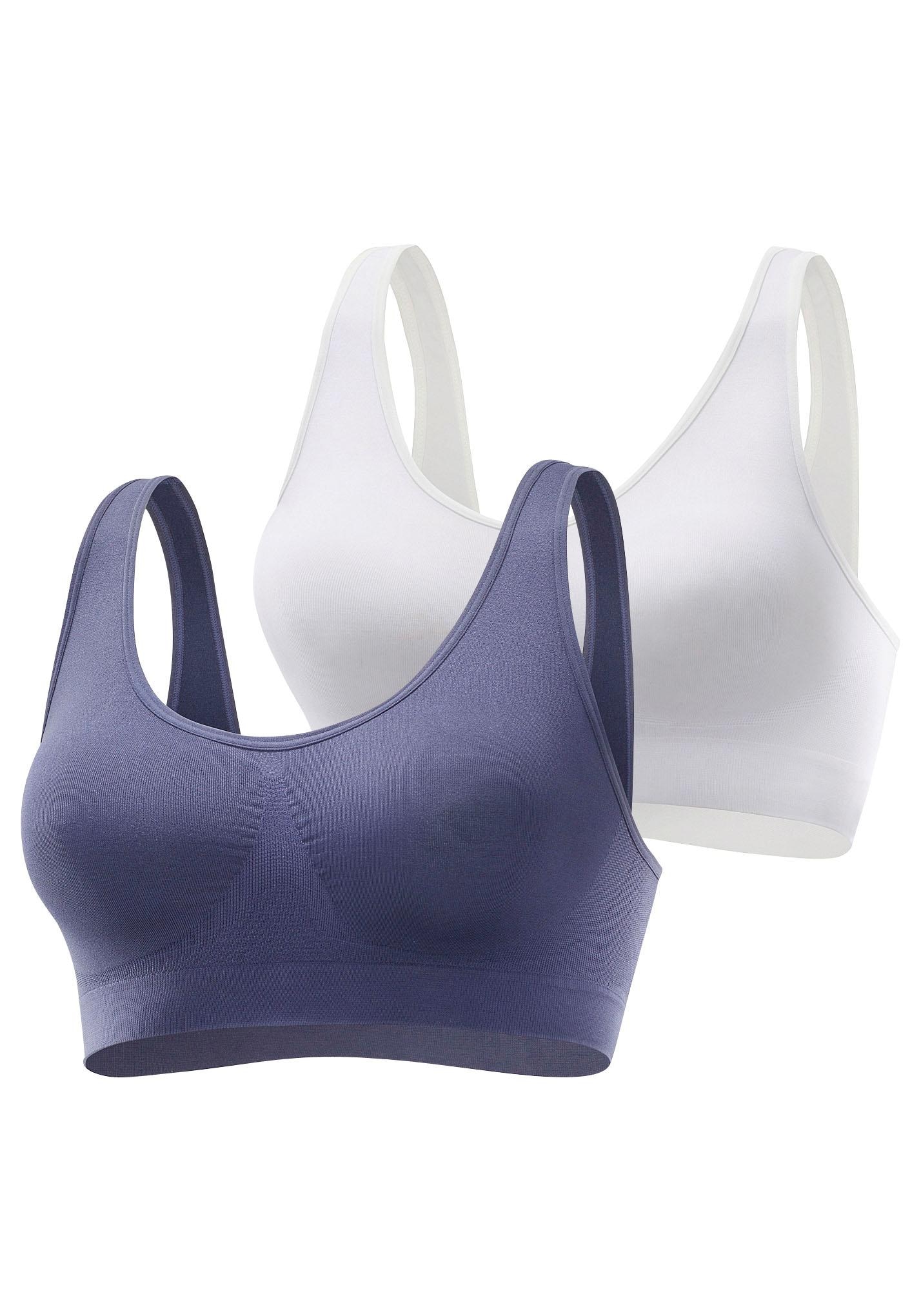 petite fleur Bralette-BH, SEAMLESS ohne Bügel aus weichem Microtouchmaterial von PETITE FLEUR