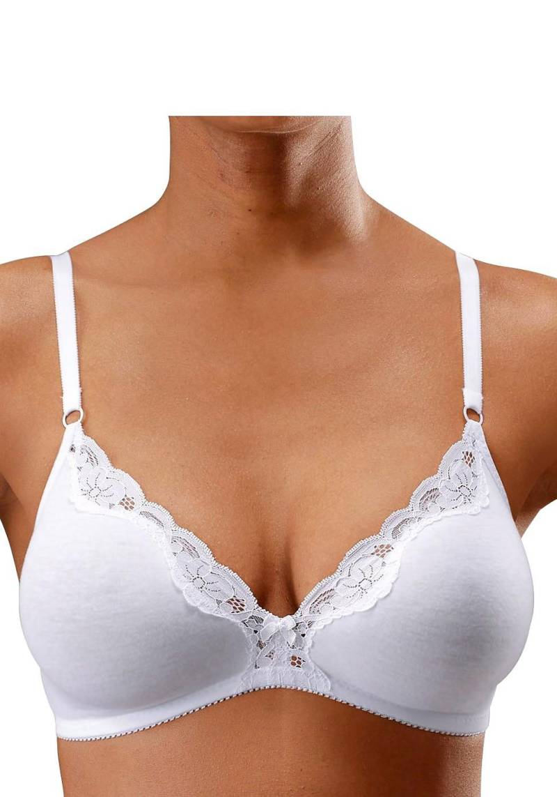 petite fleur Bralette-BH, ohne Bügel aus Baumwolle mit Spitze von PETITE FLEUR