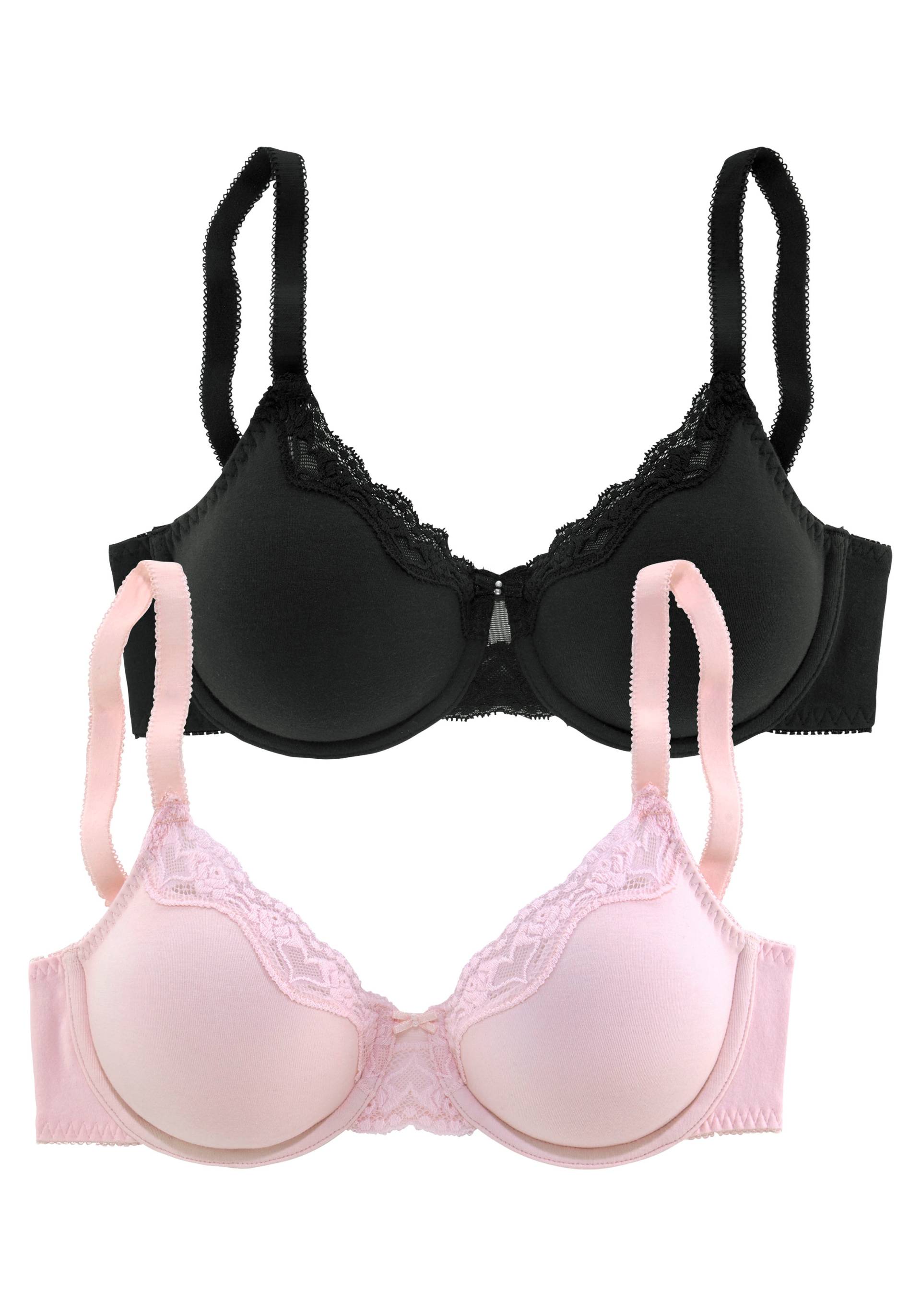 petite fleur Bügel-BH, mit zarter Jacquardspitze petite fleur Bügel-BH, mit zarter Jacquardspitze von PETITE FLEUR