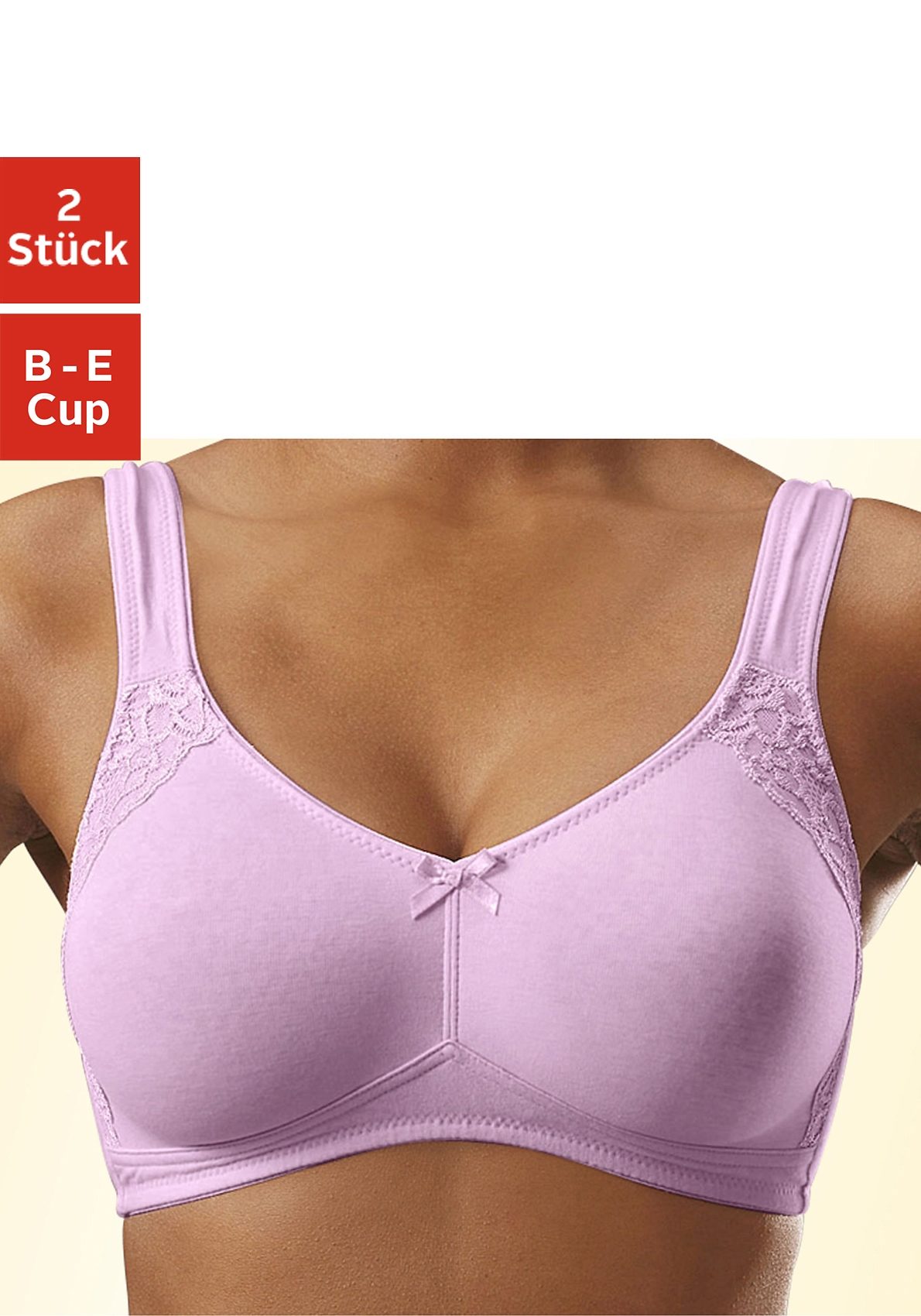 petite fleur Soft-BH, ohne Bügel, aus Baumwolle petite fleur Soft-BH, ohne Bügel, aus Baumwolle von PETITE FLEUR