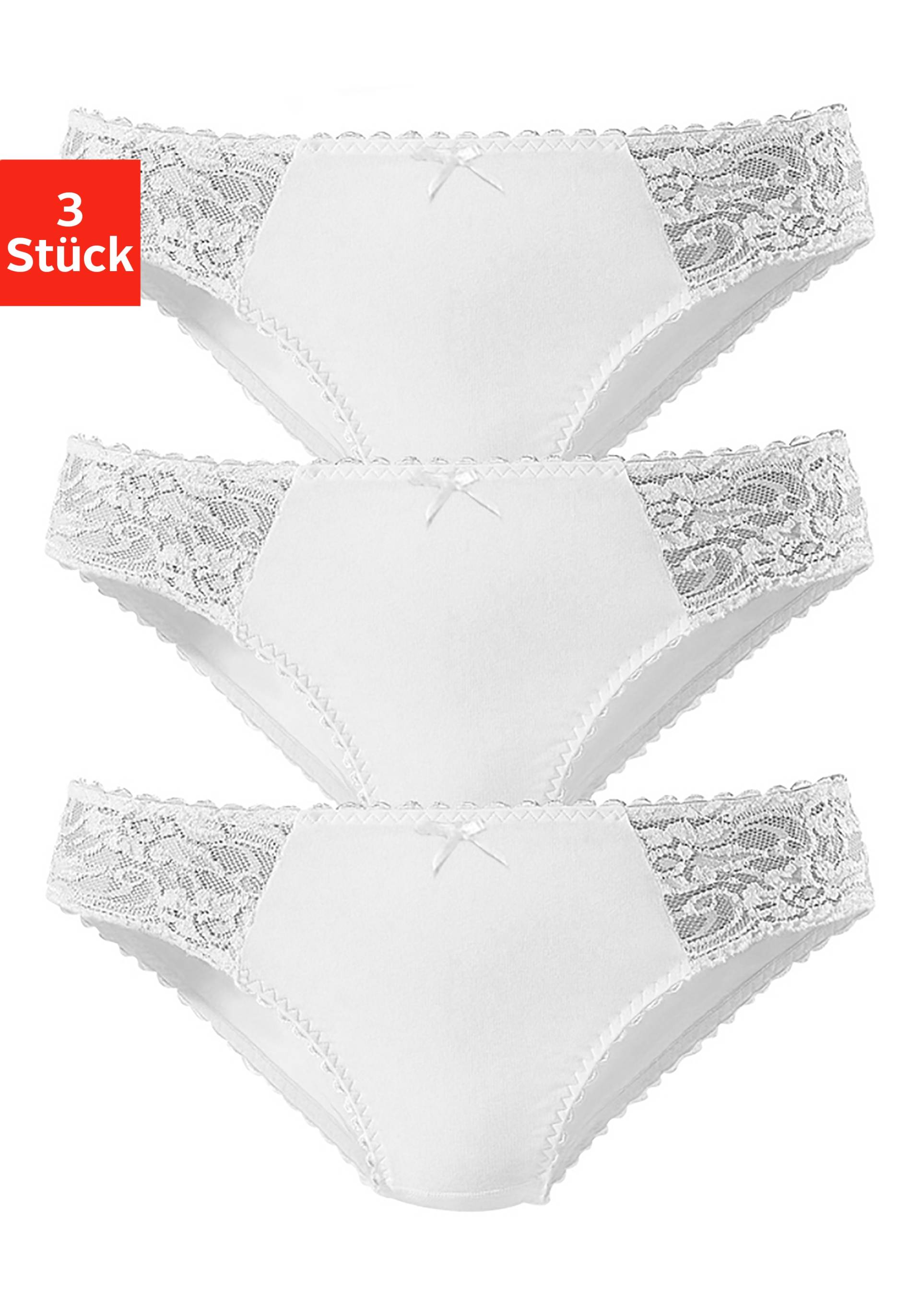 petite fleur Jazz-Pants Slips, (Packung, 3 St.), aus elastischer Baumwoll-Qualität von PETITE FLEUR