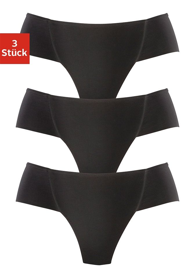 petite fleur Formstring, (3er-Pack), Bodyforming Slip aus elastischer Baumwolle von PETITE FLEUR