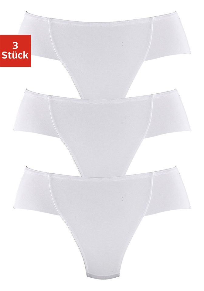 petite fleur Formstring, (3er-Pack), Bodyforming Slip aus elastischer Baumwolle von PETITE FLEUR