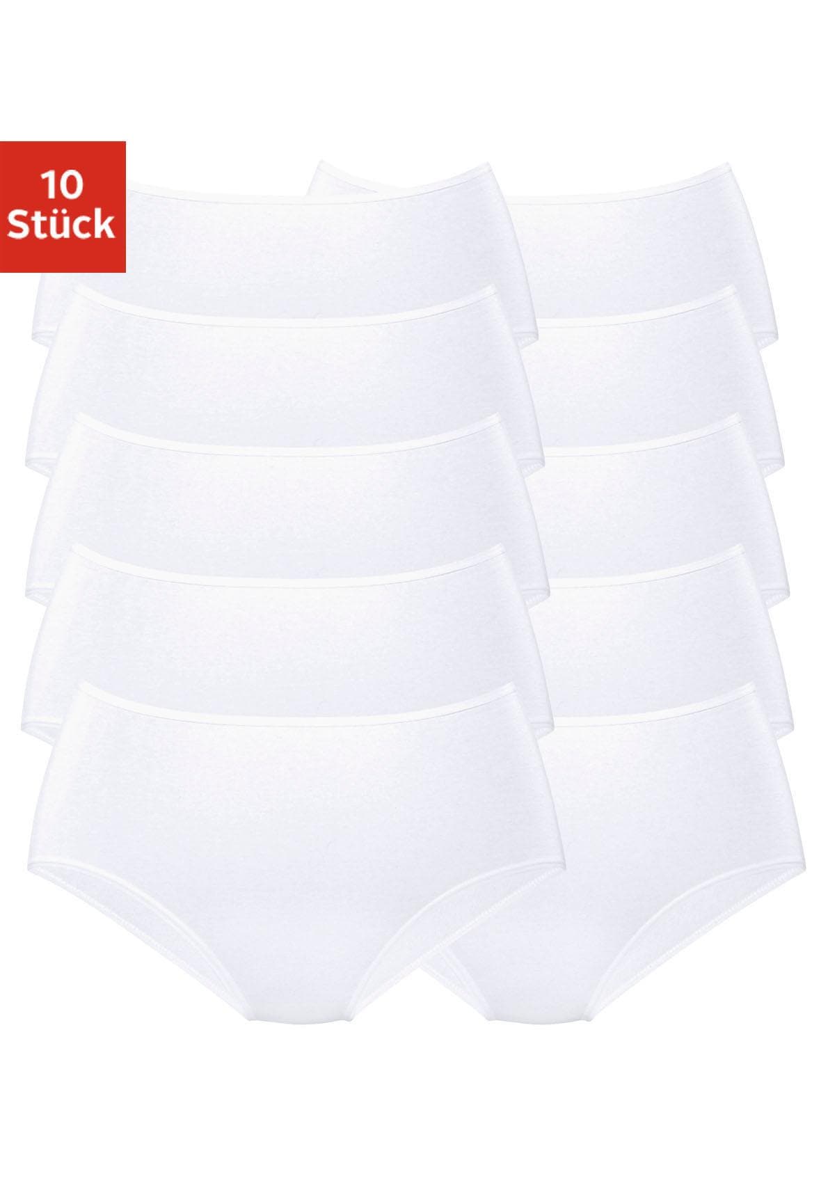 petite fleur Hüftslip, (10er-Pack), aus elastischer Baumwolle von PETITE FLEUR