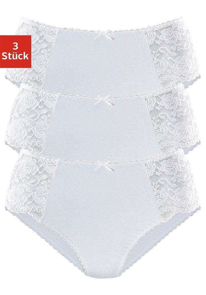 petite fleur Hüftslip, (3er-Pack), aus elastischer Baumwoll-Qualität von PETITE FLEUR