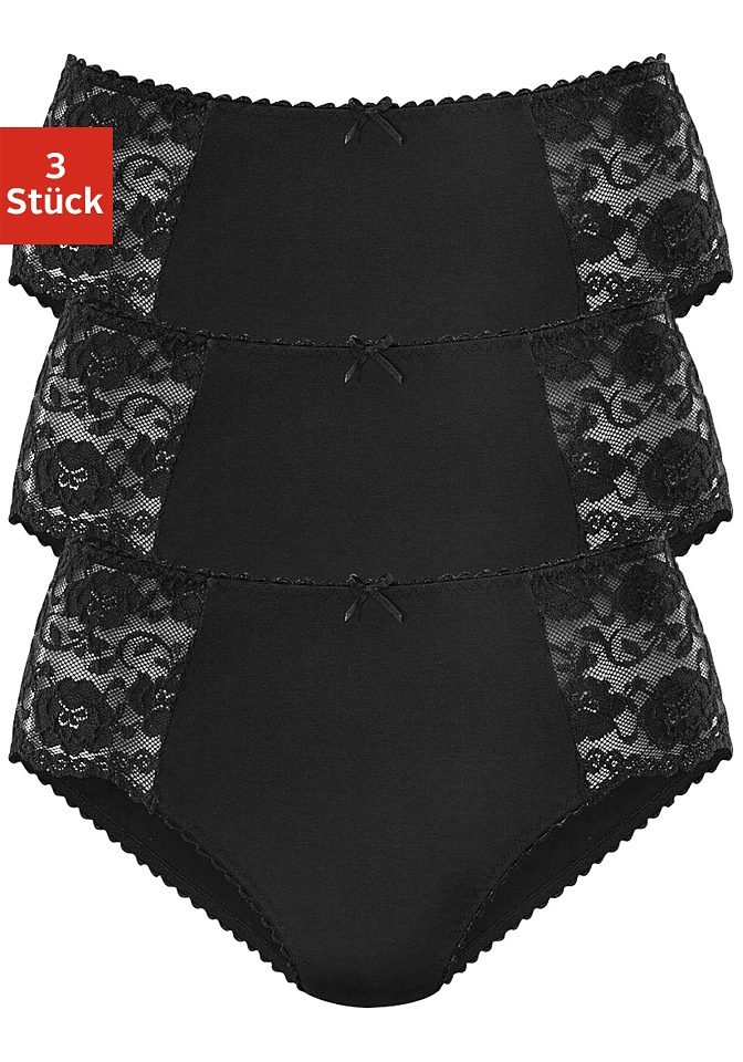 petite fleur Hüftslip, (3er-Pack), aus elastischer Baumwoll-Qualität von PETITE FLEUR