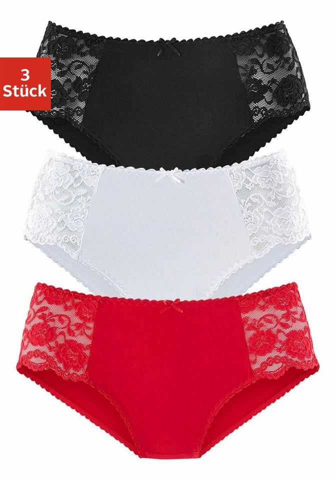 petite fleur Hüftslip, (3er-Pack), aus elastischer Baumwoll-Qualität von PETITE FLEUR