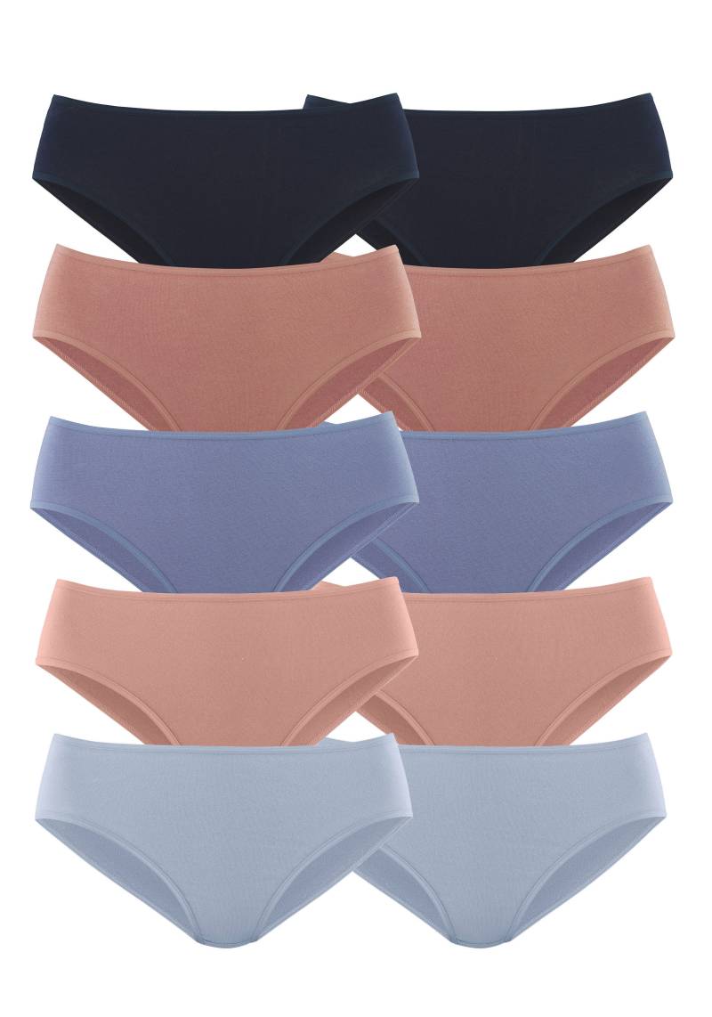 petite fleur Jazz-Pants Slips, (10er-Pack), aus elastischer Baumwolle von PETITE FLEUR