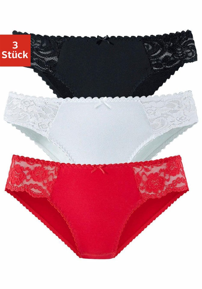 petite fleur Jazz-Pants Slips, (Packung, 3 St.), aus elastischer Baumwoll-Qualität von PETITE FLEUR