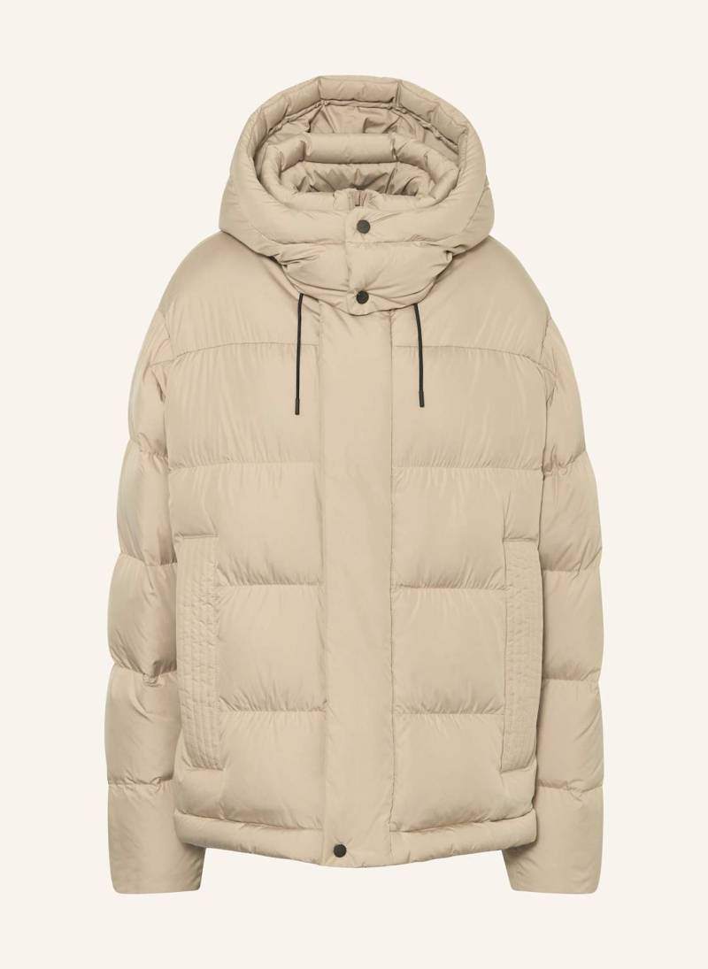 Peuterey Daunenjacke Fanzhi No Mit Abnehmbarer Kapuze beige von PEUTEREY