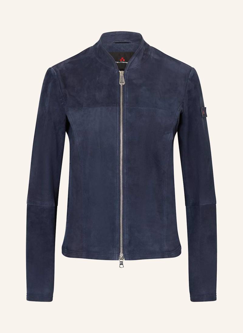 Peuterey Lederjacke blau von PEUTEREY