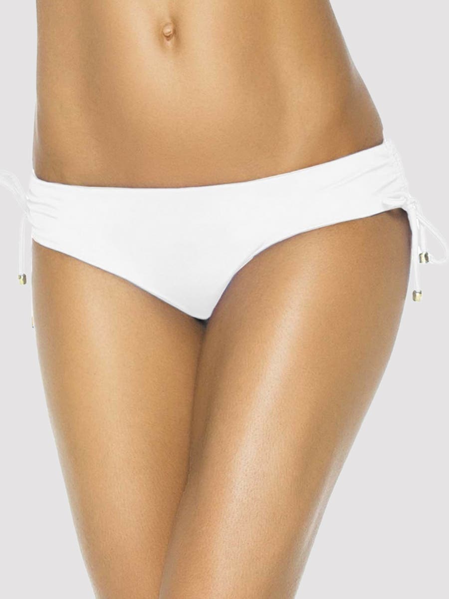 Phax Color Mix Cheeky White Bikini Hose, Weiss, Textil - Amorana von PHAX