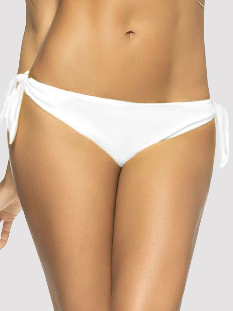 Phax Color Mix Thong White Bikini Hose, Weiss - Amorana von PHAX