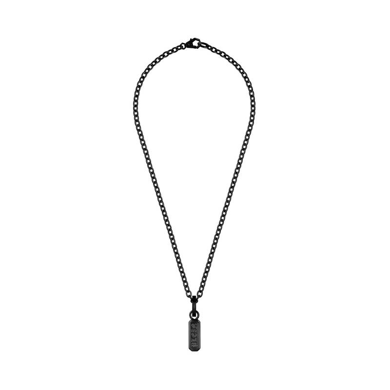 Halskette PHILIPP PLEIN Gothic Tag PJTEA09NU Silberfarben von PHILIPP PLEIN