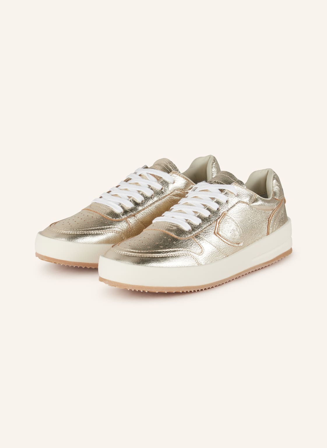 Philippe Model Sneaker Nice Low gold von PHILIPPE MODEL