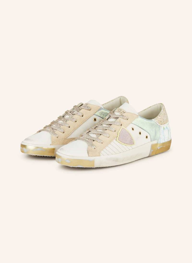 Philippe Model Sneaker Prsx beige von PHILIPPE MODEL