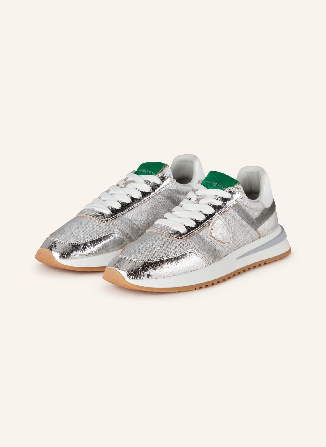 Philippe Model Sneaker Tropez 2.1 silber von PHILIPPE MODEL