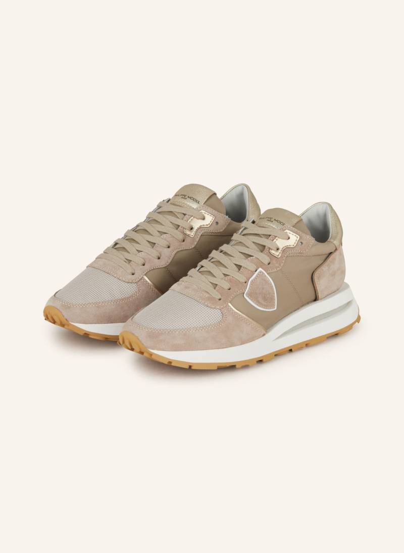 Philippe Model Sneaker Tropez beige von PHILIPPE MODEL