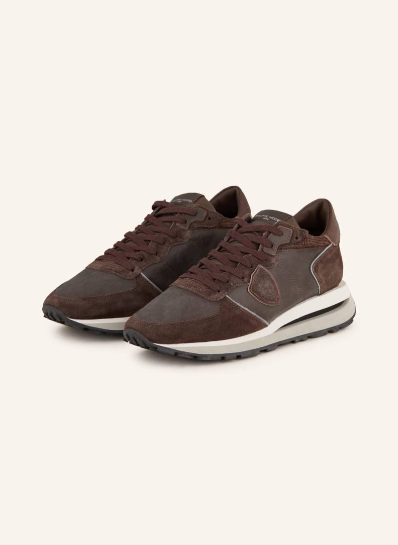 Philippe Model Sneaker Tropez braun von PHILIPPE MODEL