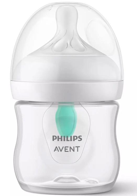 PHILIPS AVENT -  Natural Response Babyflasche mit Airfree Ventil 125ml, 0M+ (1 Stk), 125 ml von PHILIPS AVENT