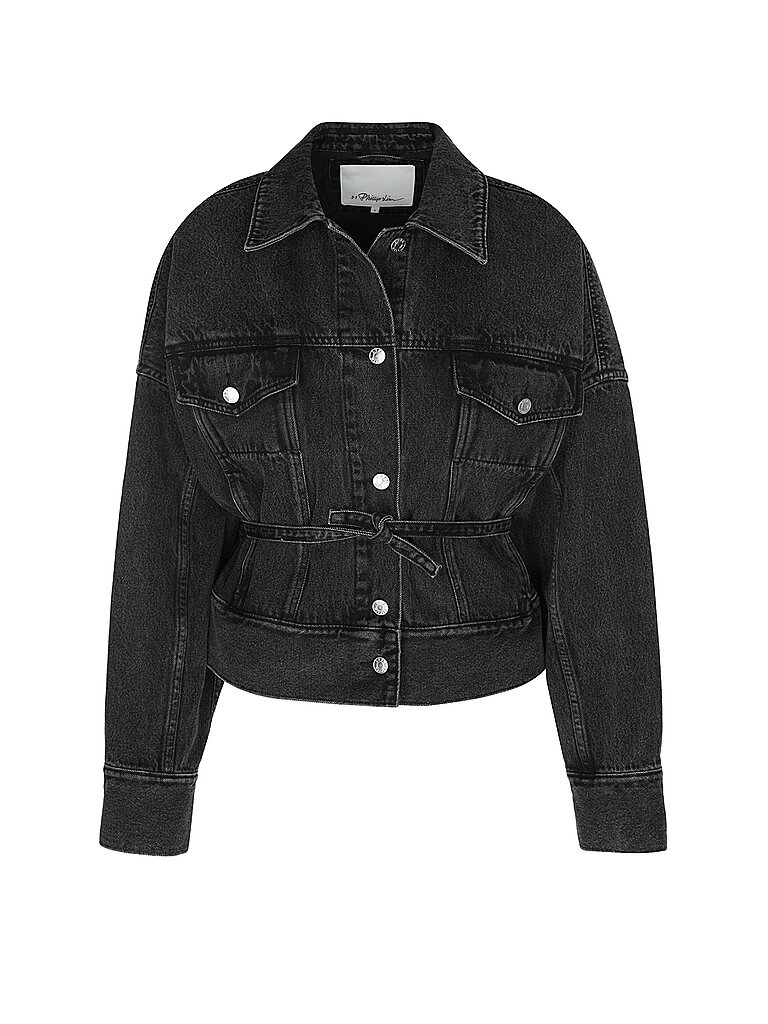 PHILLIP LIM Jeansjacke schwarz | M von PHILLIP LIM