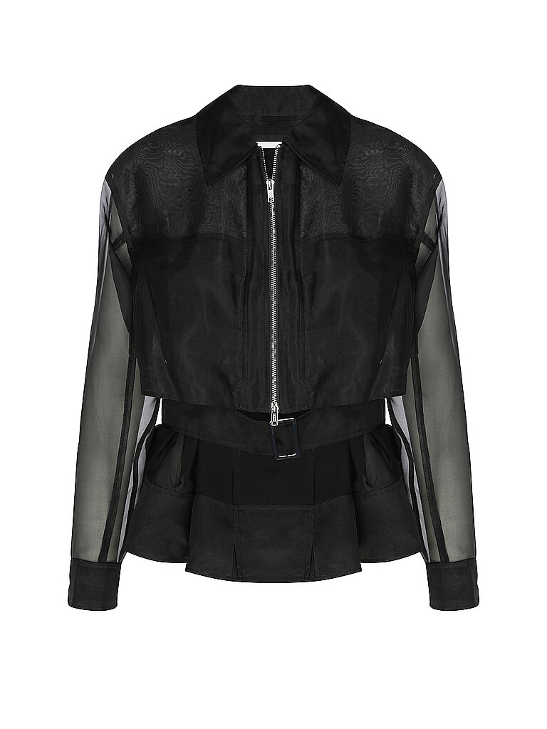 PHILLIP LIM Seidenblouson ORGANZA schwarz | S von PHILLIP LIM