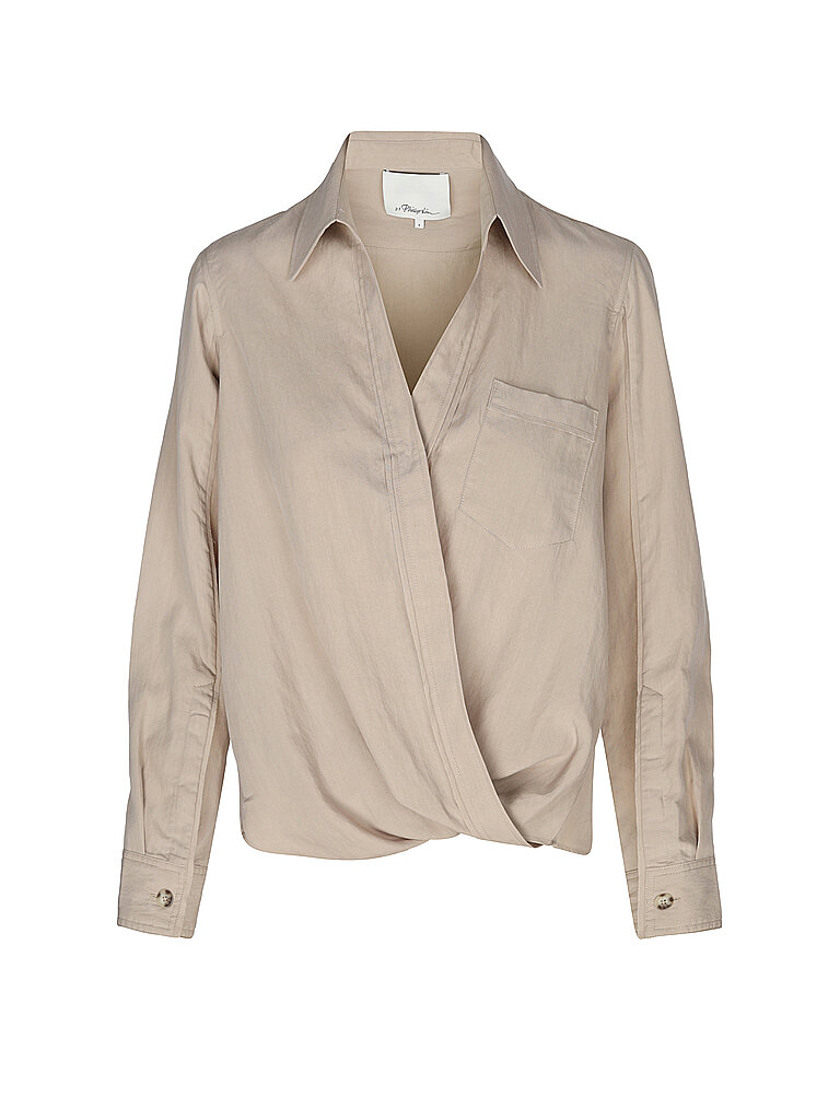 PHILLIP LIM Wickelbluse beige | 38 PHILLIP LIM Wickelbluse beige | 38 von PHILLIP LIM