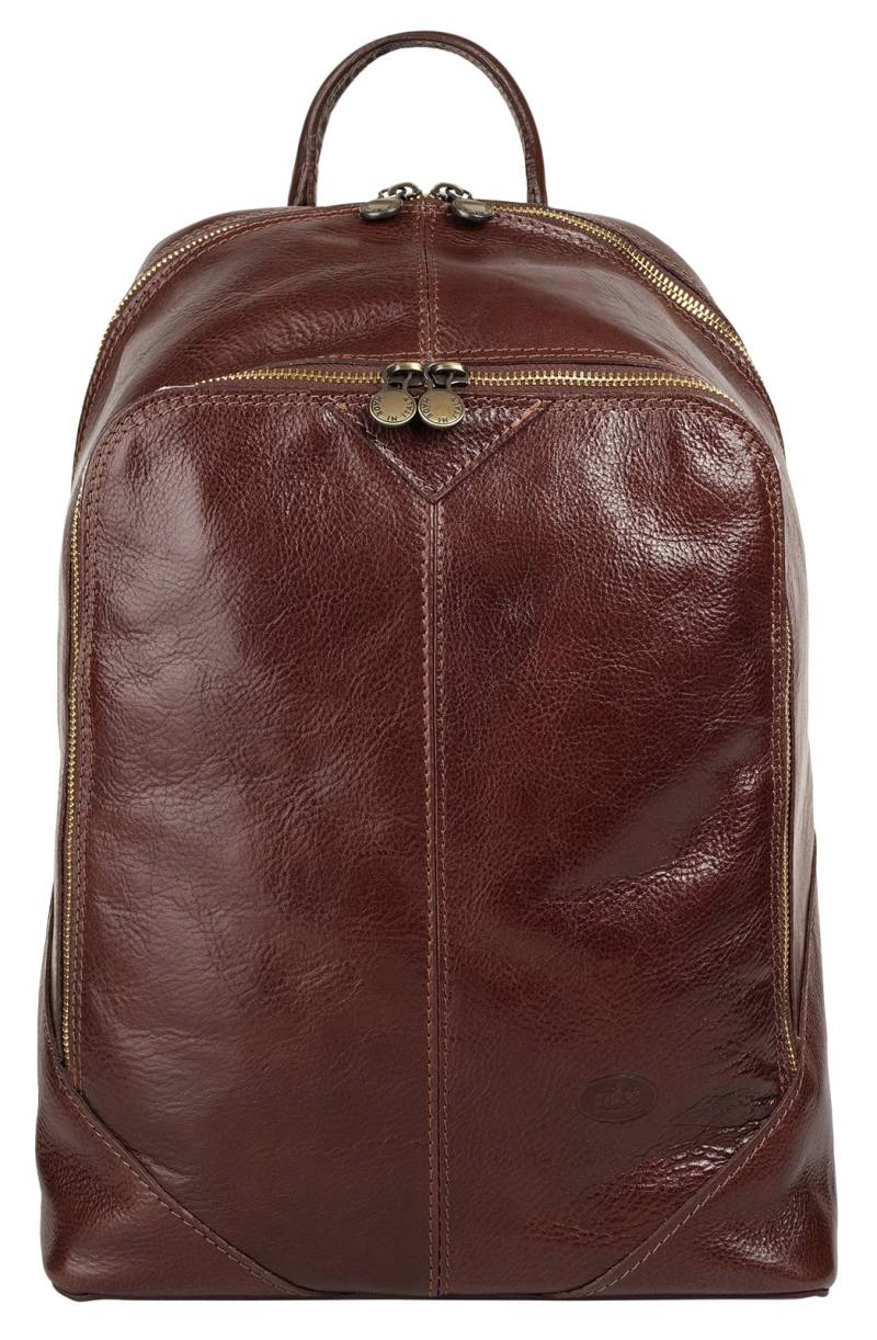 Piké Cityrucksack, echt Leder, Made in Italy von Piké