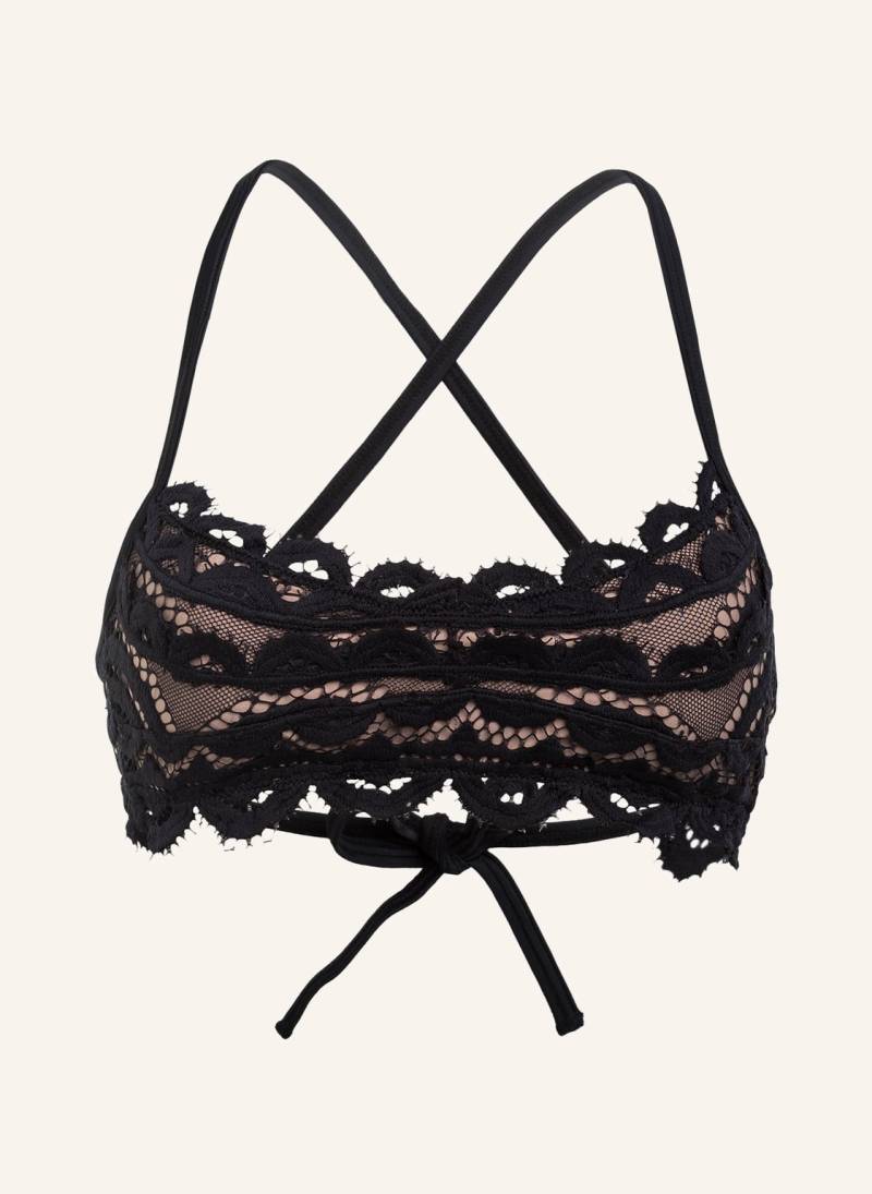 Pq Bustier-Bikini-Top Midnight schwarz von PQ