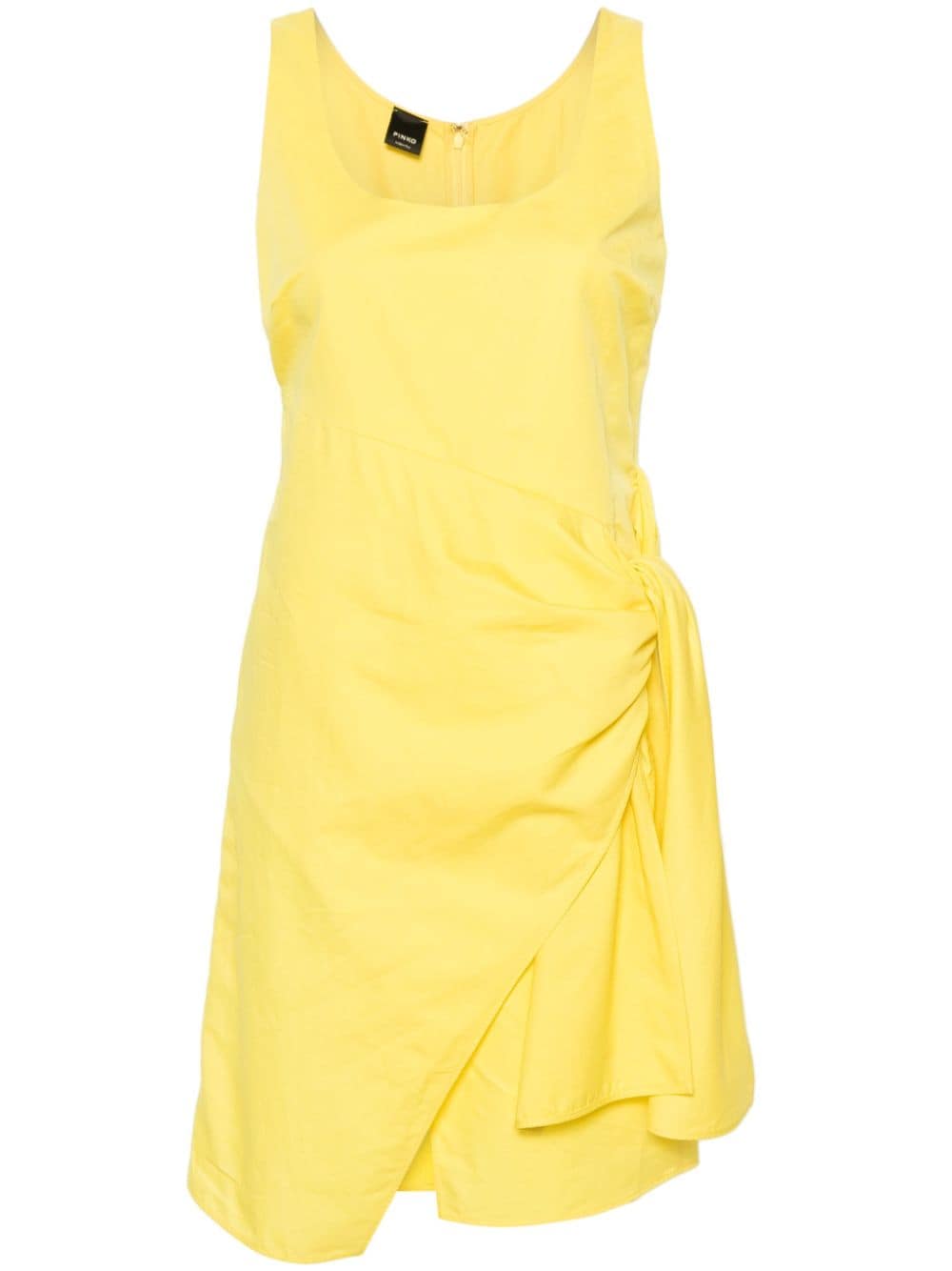 PINKO Acallide wrap midi dress - Yellow von PINKO