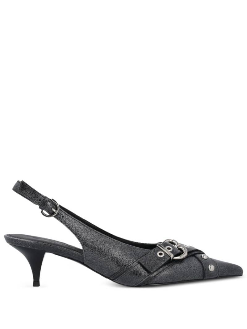 PINKO Ada 50mm slingback leather pumps - Black von PINKO