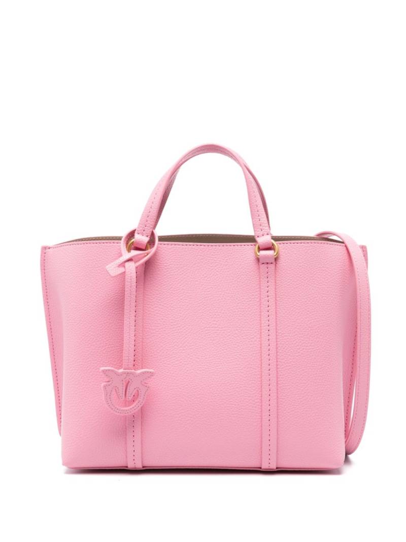 PINKO Classic Tumbled leather tote bag von PINKO