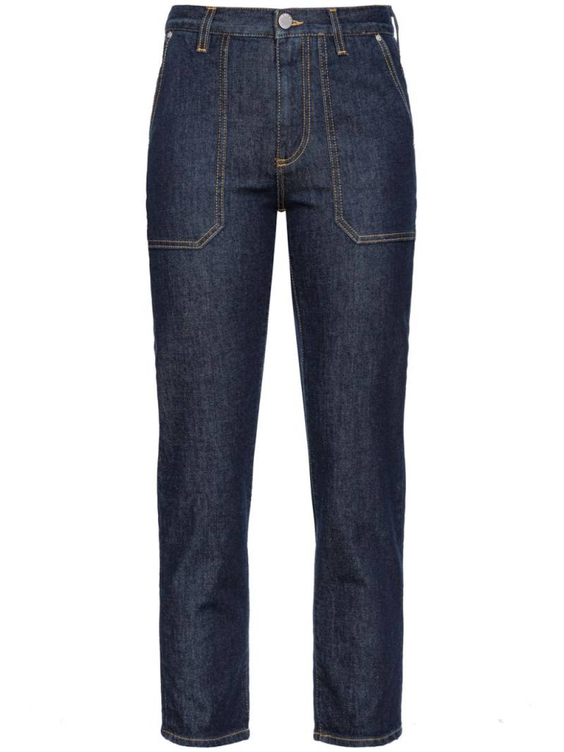 PINKO Cloe cotton-blend jeans - Blue von PINKO