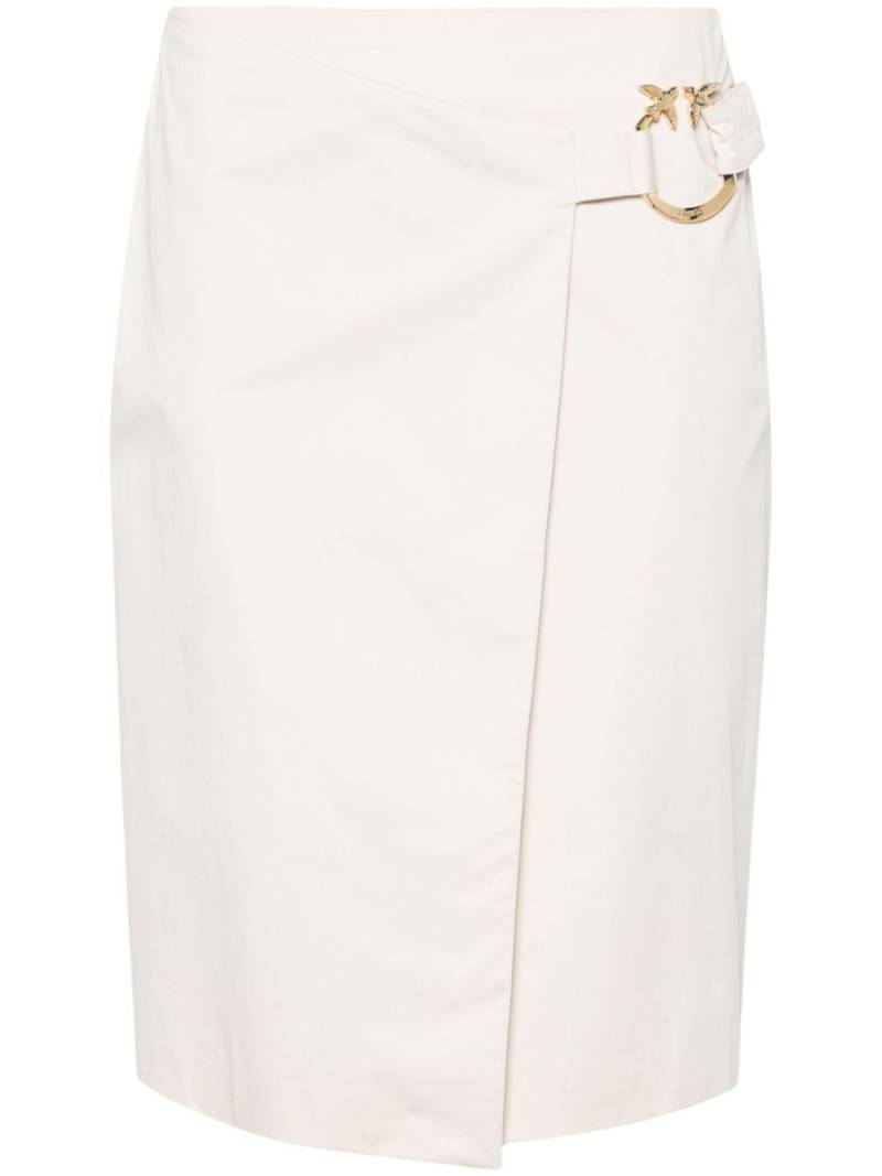 PINKO Eurito wrap skirt - Neutrals von PINKO