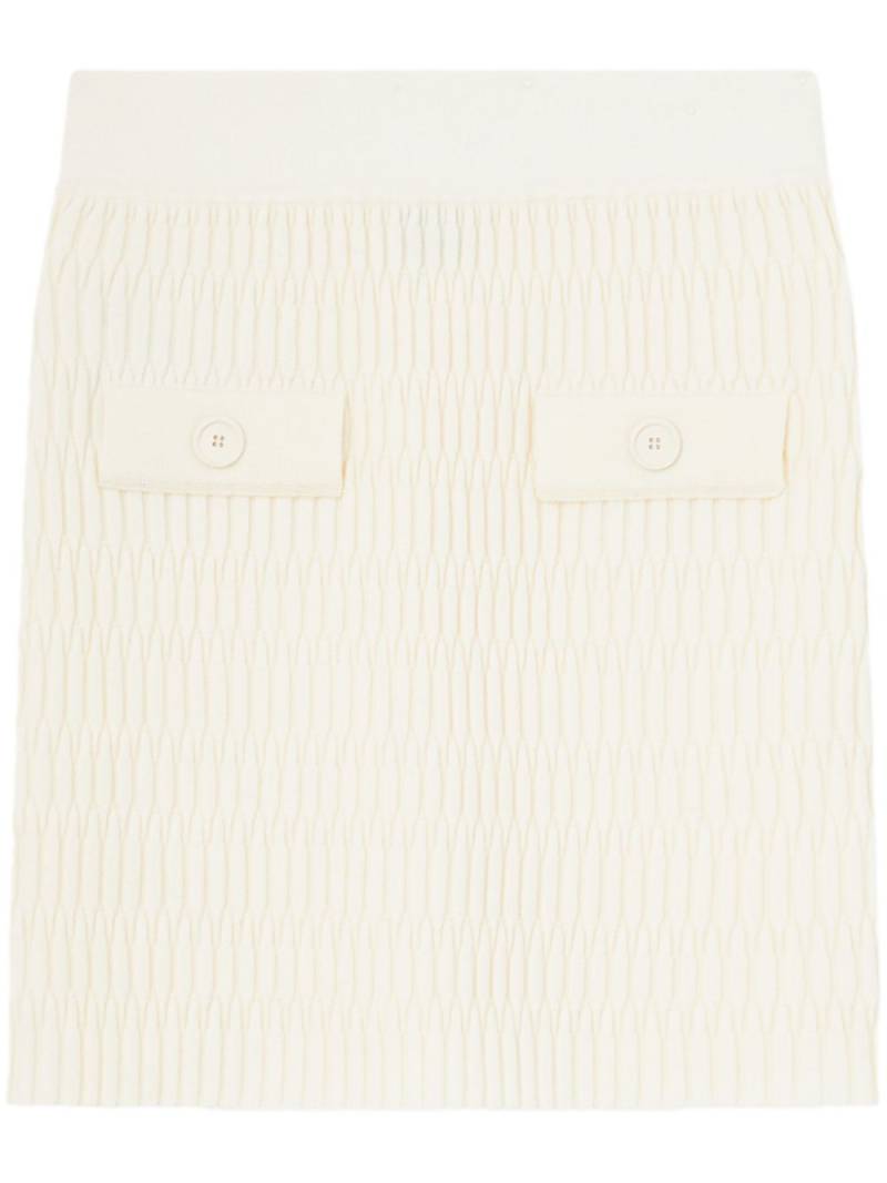 PINKO Exotic mid skirt - White von PINKO