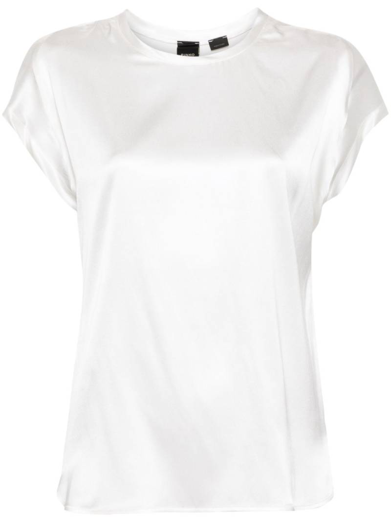 PINKO Farida silk-blend blouse - White von PINKO