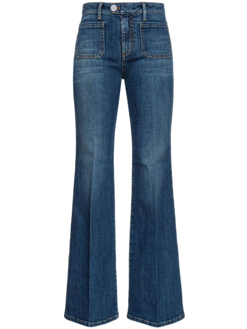 PINKO Fernanda mid-rise flared jeans - Blue von PINKO