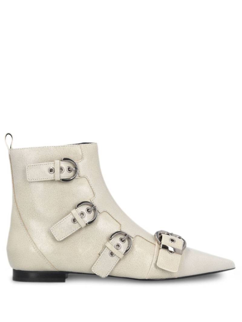 PINKO Gianira leather boots - Neutrals von PINKO