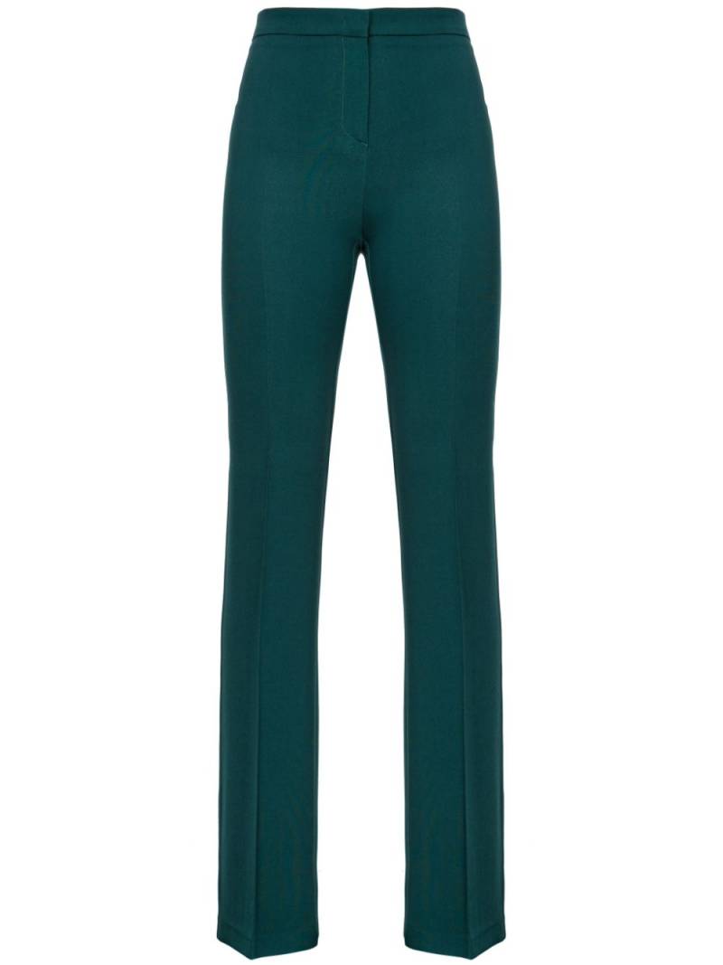 PINKO Hulka cady flared trousers - Green von PINKO